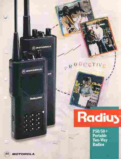 Буклет Motorola Radius P50 P50+, 55-1564, Баград.рф